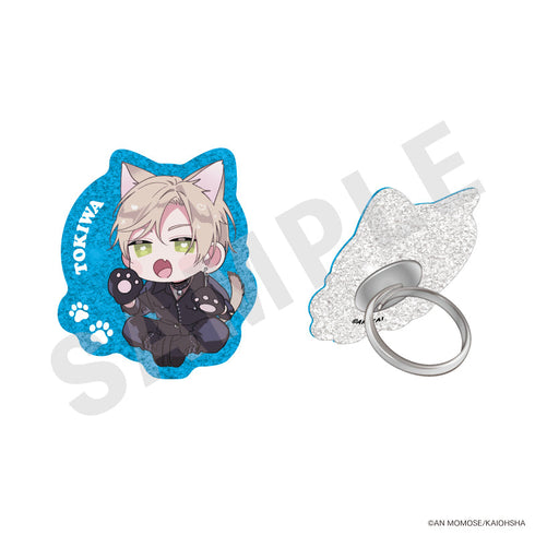 『ナカまであいして』キラキラアクリルリング cat ver.(常盤)