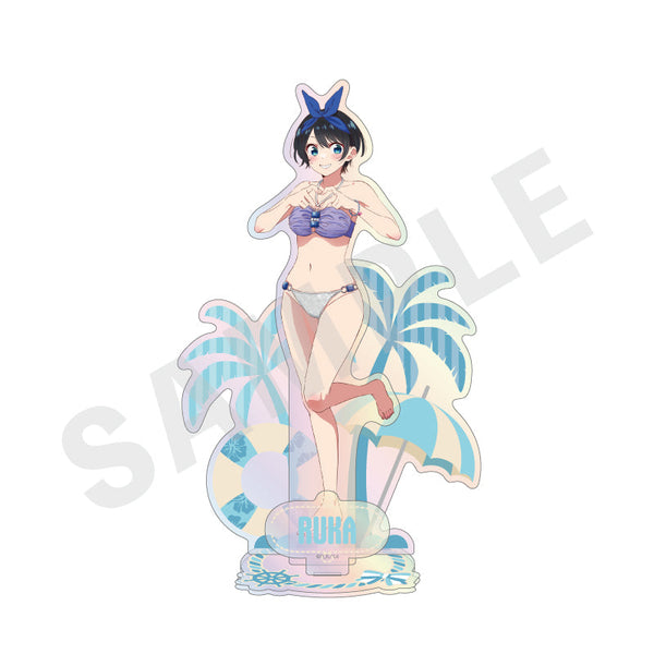 『彼女、お借りします』オーロラアクリルスタンド リデザイン(更科瑠夏)