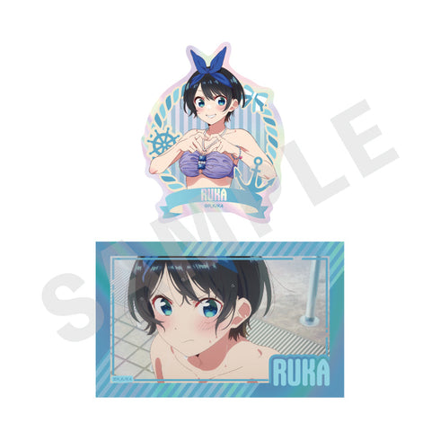 『彼女、お借りします』オーロラステッカーセット リデザイン(更科瑠夏)