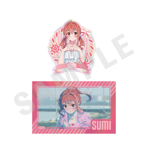 『彼女、お借りします』オーロラステッカーセット リデザイン(桜沢墨)