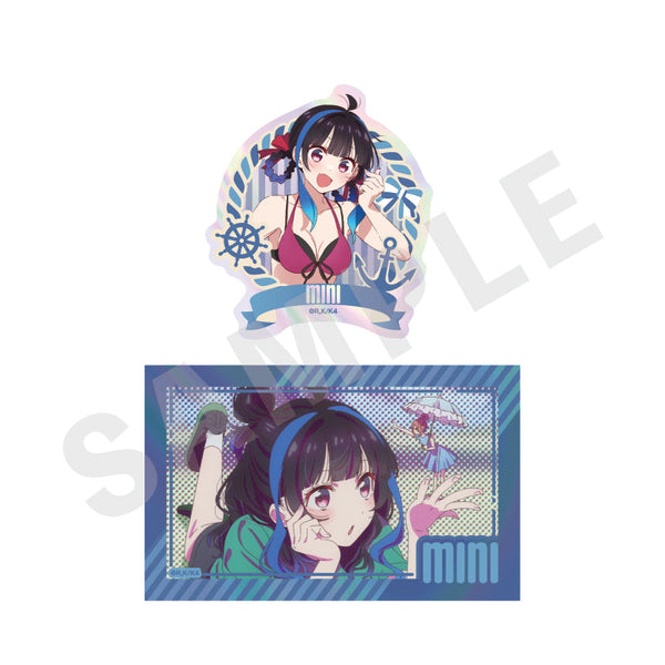 『彼女、お借りします』オーロラステッカーセット リデザイン(八重森みに)