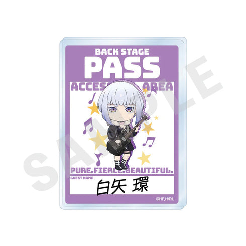 『ロックは淑女の嗜みでして』お名前バッジ(白矢環)