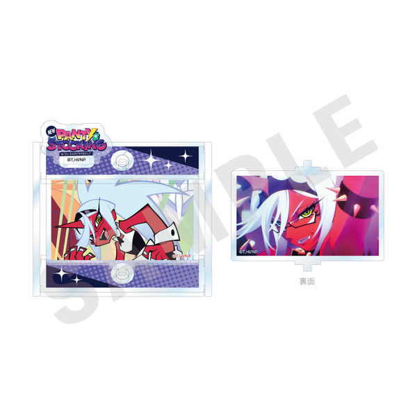 『New PANTY & STOCKING with GARTERBELT』くるくるアクリルスタンド(ニーソックス)