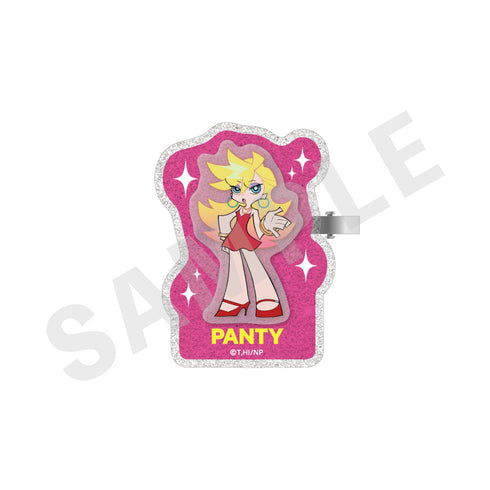 『New PANTY & STOCKING with GARTERBELT』キラキラアクリルヘアクリップ(パンティ)