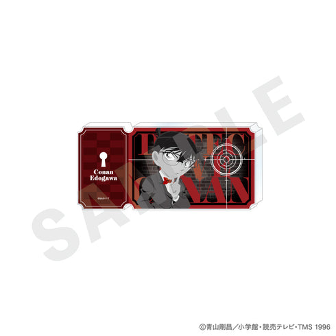『名探偵コナン』ペイントラクトシリーズ チケット風アクリルブロック モノクロver.(江戸川コナン)