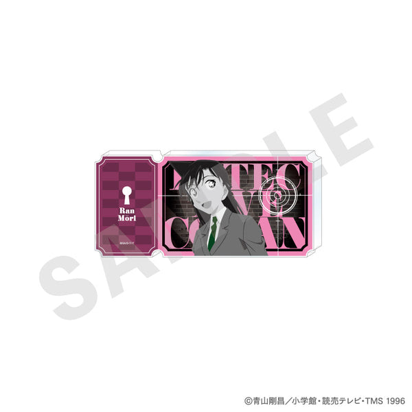 『名探偵コナン』ペイントラクトシリーズ チケット風アクリルブロック モノクロver.(毛利蘭)