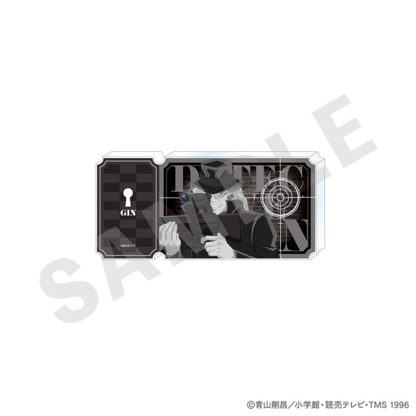 『名探偵コナン』ペイントラクトシリーズ チケット風アクリルブロック モノクロver.(ジン)