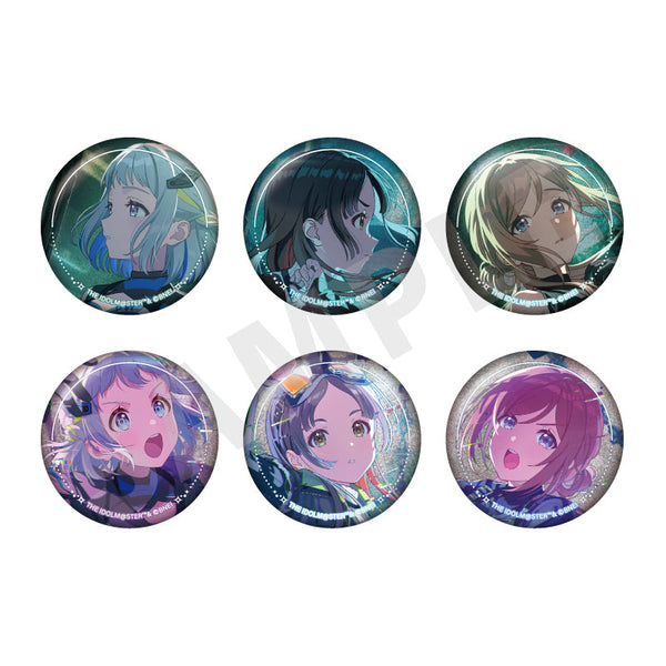 『学園アイドルマスター』〜favorite series〜 トレーディンググリッター缶バッジ Howling over the World ver.(全6種)【BOX】