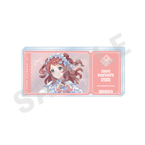 『学園アイドルマスター』チケット風アクリルブロック(花海 咲季)