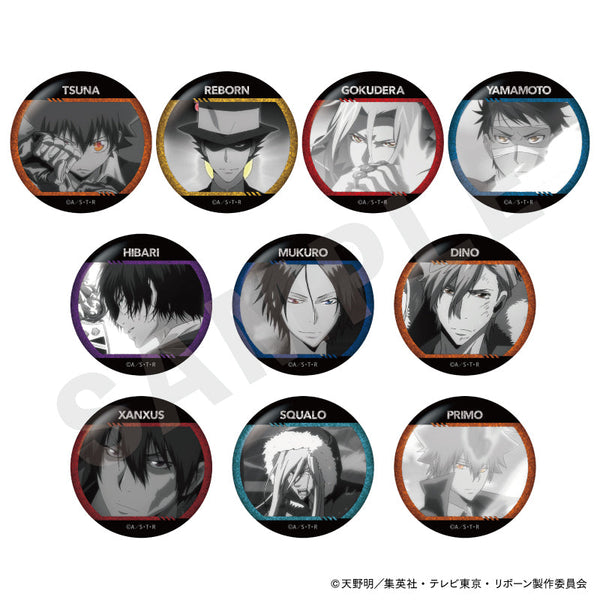 『家庭教師ヒットマンREBORN!』パートカラーシリーズ グリッター缶バッジ(全10種)【BOX】