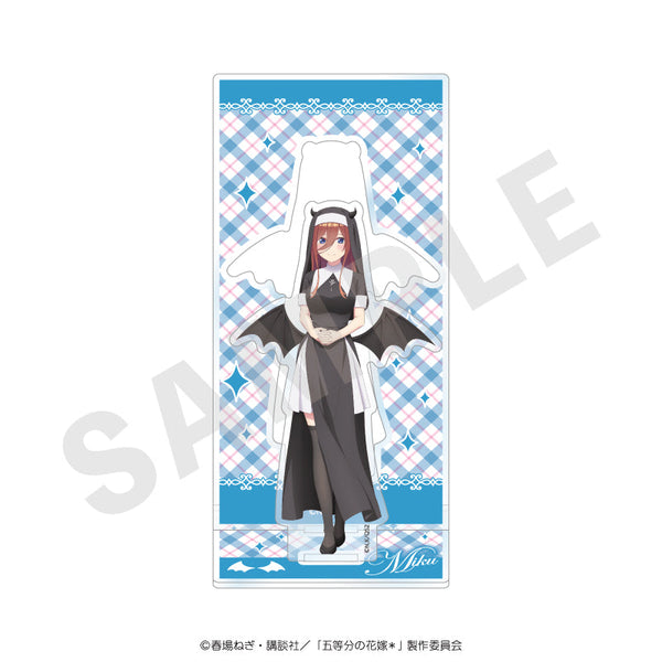 《五等分的新娘*》附背景亞克力立牌 小惡魔修女版(中野三玖)