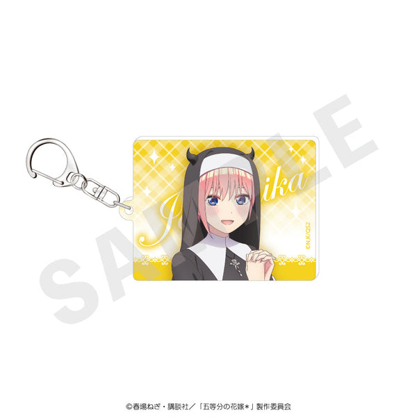 《五等分的新娘*》壓克力鑰匙圈 小惡魔修女版(中野一花)