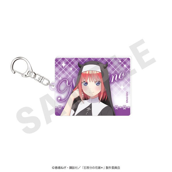 《五等分的新娘*》壓克力鑰匙圈 小惡魔修女版(中野二乃)