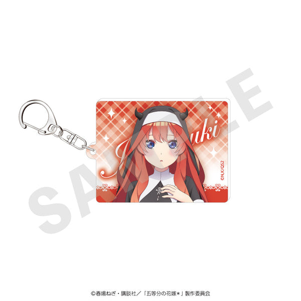 《五等分的新娘*》壓克力鑰匙圈 小惡魔修女版(中野五月)