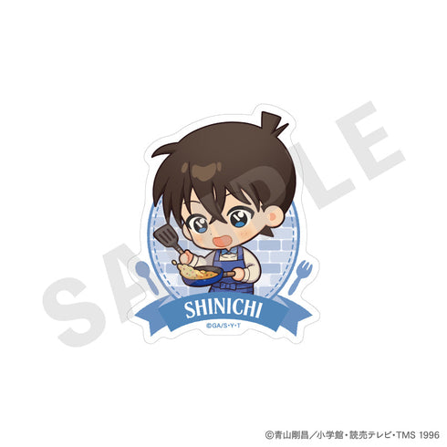 『名探偵コナン』ステッカー ミニキャラキッチンver.(工藤新一)