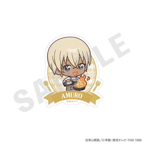 『名探偵コナン』ステッカー ミニキャラキッチンver.(安室透)