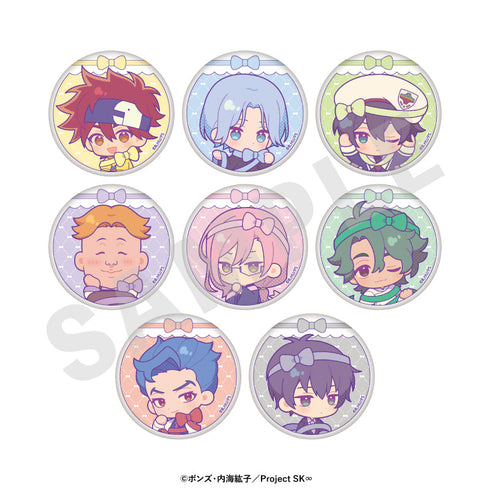 『SK∞ エスケーエイト』ミニキャラリボンシリーズ トレーディング缶バッジ(全8種)【BOX】