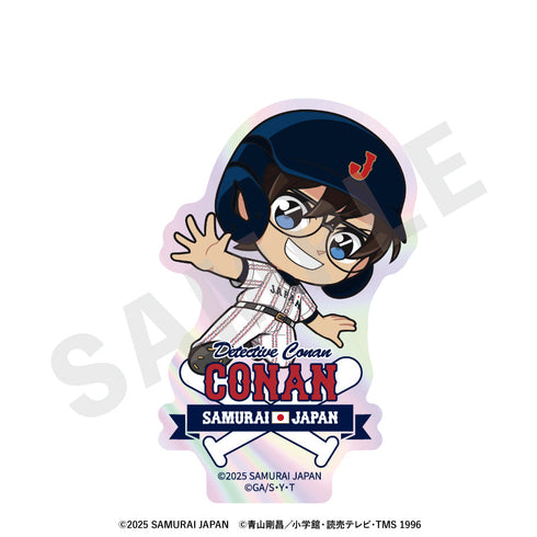 『侍ジャパン×名探偵コナン』ミニキャラ トレーディングオーロラステッカー(全8種)【BOX】