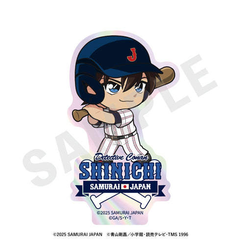 『侍ジャパン×名探偵コナン』ミニキャラ トレーディングオーロラステッカー(全8種)【BOX】