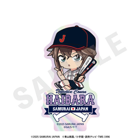『侍ジャパン×名探偵コナン』ミニキャラ トレーディングオーロラステッカー(全8種)【BOX】