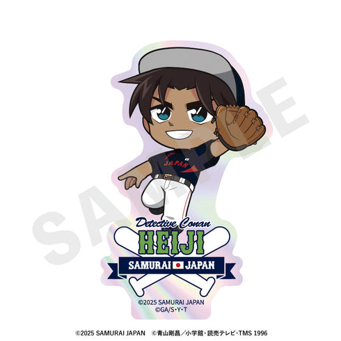 『侍ジャパン×名探偵コナン』ミニキャラ トレーディングオーロラステッカー(全8種)【BOX】