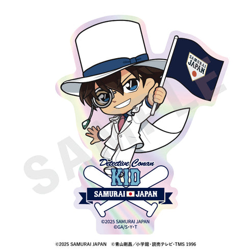 『侍ジャパン×名探偵コナン』ミニキャラ トレーディングオーロラステッカー(全8種)【BOX】