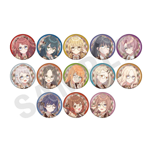 《學園偶像大師》收藏用徽章 眼鏡×拿鐵造型版(全13種)【盒裝】