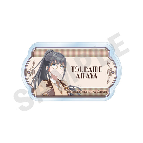 《學園偶像大師》名牌 眼鏡×拿鐵穿搭版(雨夜 燕)