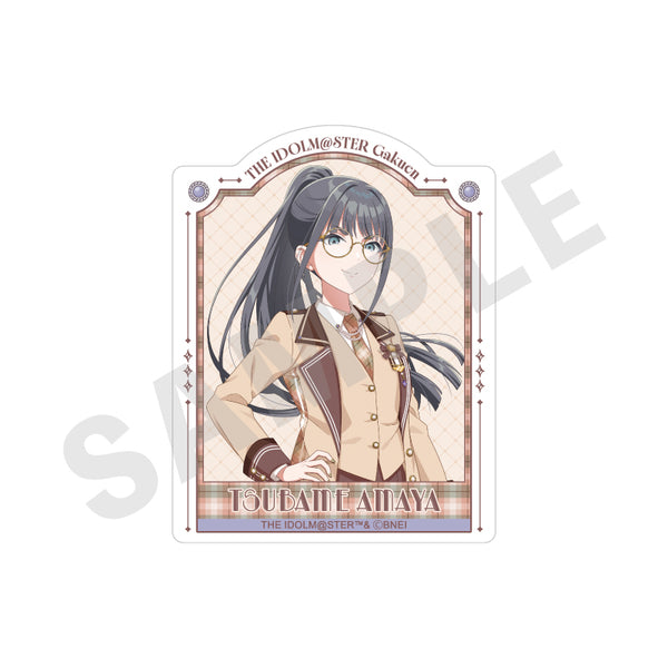 "Gakuen Idolmaster" Sticker: Glasses × Latte Outfit Ver. (Ameya Tsubame)