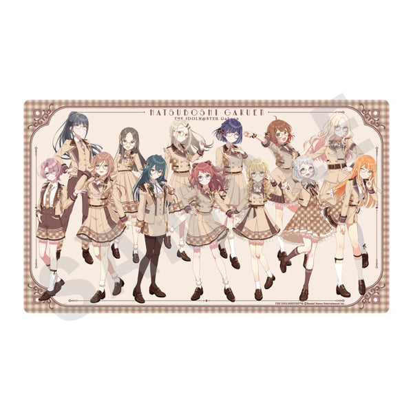 "Gakuen Idolmaster" Rubber Mat: Glasses × Latte Coordinate Ver.