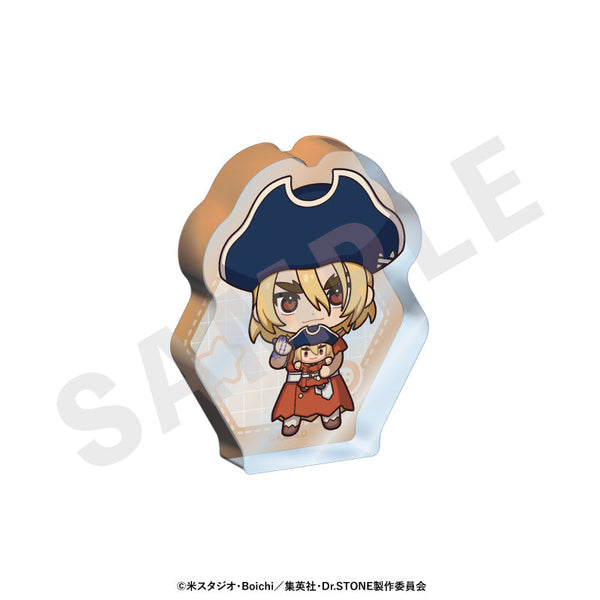 『Dr.STONE』だっこシリーズ ミニアクリルブロック(七海龍水)