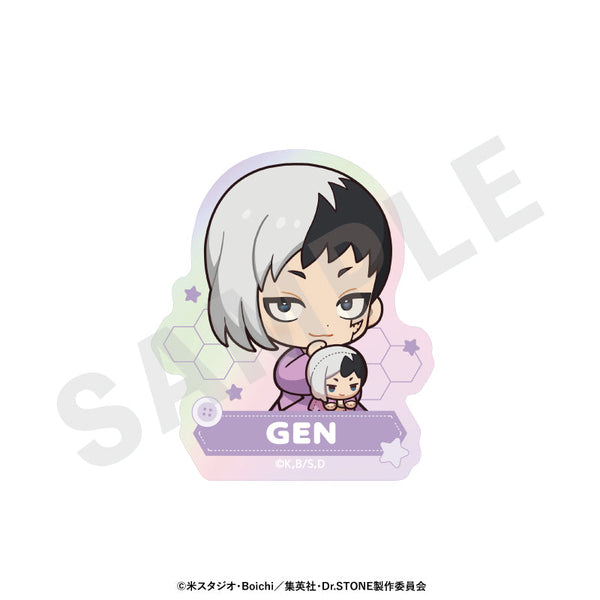 『Dr.STONE』だっこシリーズ オーロラステッカー(あさぎりゲン)