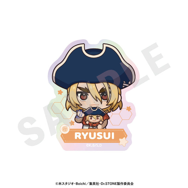 『Dr.STONE』だっこシリーズ オーロラステッカー(七海龍水)