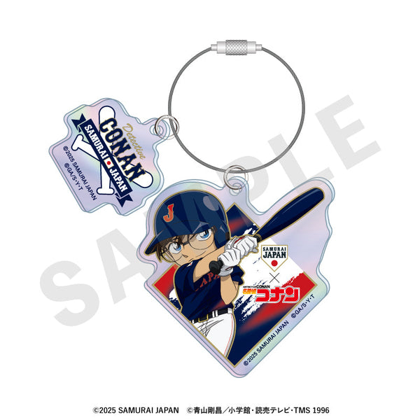 『侍ジャパン×名探偵コナン』オーロラワイヤーアクリルキーホルダー ビジターver.