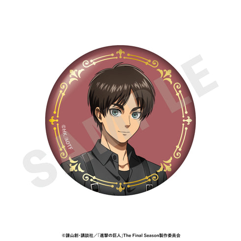 《進擊的巨人》黑色系系列 閃亮收藏徽章(全8種)【盒裝】