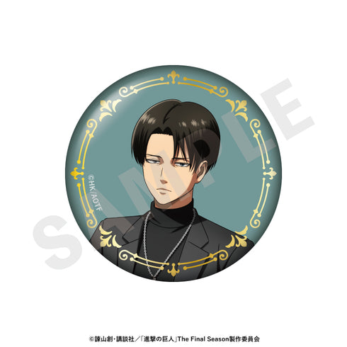 《進擊的巨人》黑色系系列 閃亮收藏徽章(全8種)【盒裝】