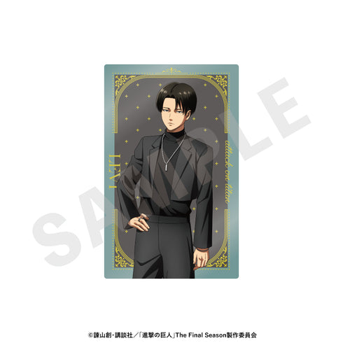《進擊的巨人》黑色系系列 閃亮收藏卡(全8種)【盒裝】