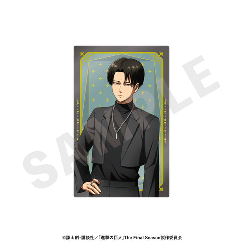 《進擊的巨人》黑色系系列 閃亮收藏卡(全8種)【盒裝】