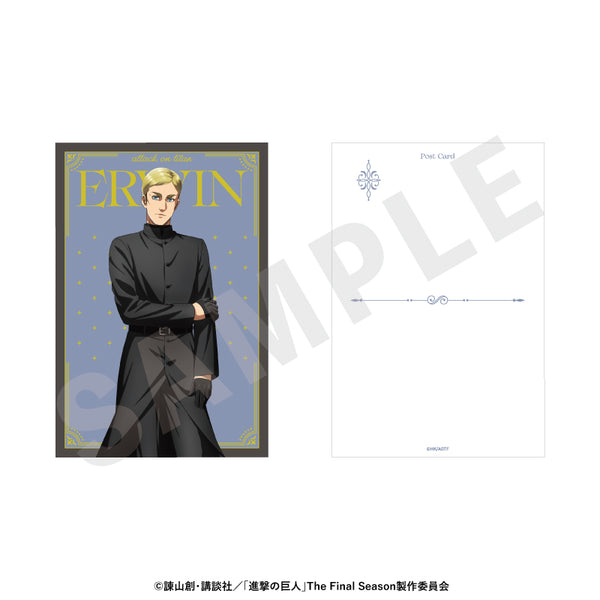 《進擊的巨人》黑色系系列 明信片(艾爾文)