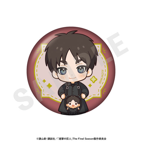 『進撃の巨人』ミニキャラブラックコーデシリーズ トレーディング缶バッジ(全6種)【BOX】