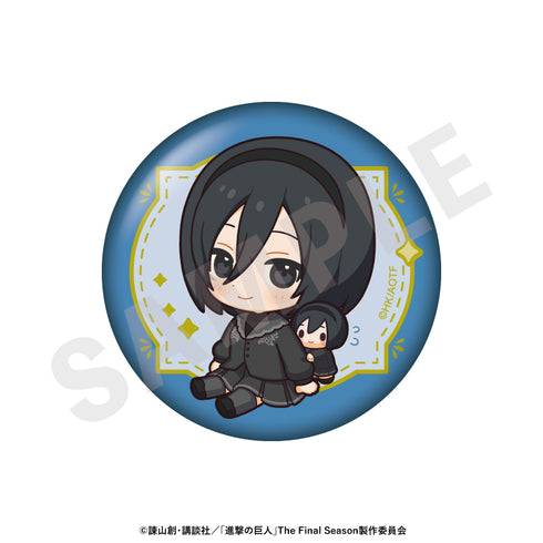 『進撃の巨人』ミニキャラブラックコーデシリーズ トレーディング缶バッジ(全6種)【BOX】