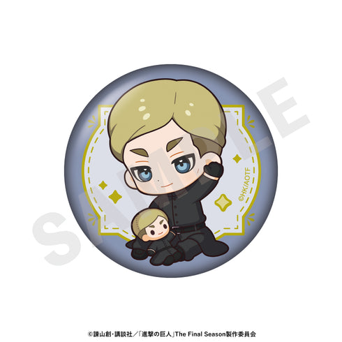 『進撃の巨人』ミニキャラブラックコーデシリーズ トレーディング缶バッジ(全6種)【BOX】