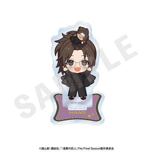 "Attack on Titan" Mini Character Black Coordinate Series Acrylic Stand (Hanji)