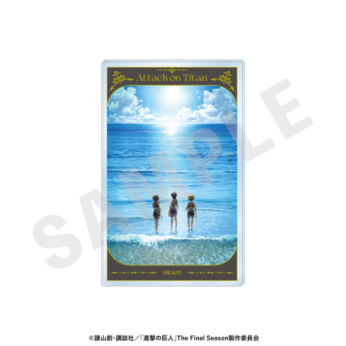 《進擊的巨人》收藏版視覺亞克力卡(全8種)【盒裝】