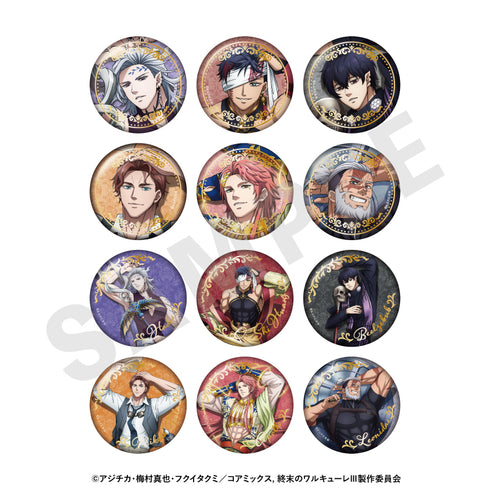 『終末のワルキューレIII』トレーディングキラキラ缶バッジ(全12種)【BOX】