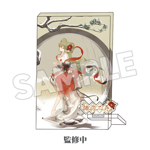 『キャラクター・ボーカル・シリーズ01 初音ミク』初音ミク ラメ入り装飾画 梅花三弄Ver.