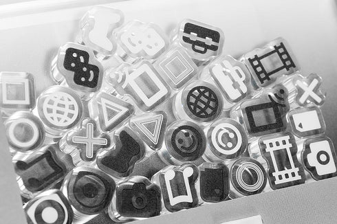 『PlayStation(TM)』PSP(TM) (Portable)のシャカシャカアクリルスタンド 白Ver.