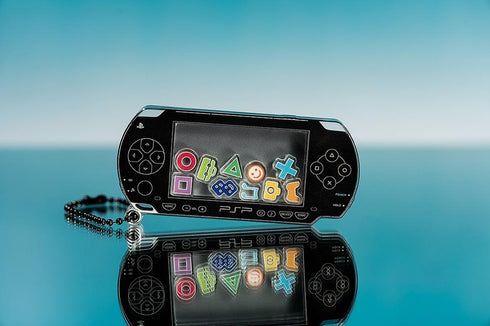 『PlayStation(TM)』PSP(TM) (Portable)のシャカシャカアクリルキーホルダー 黒Ver.