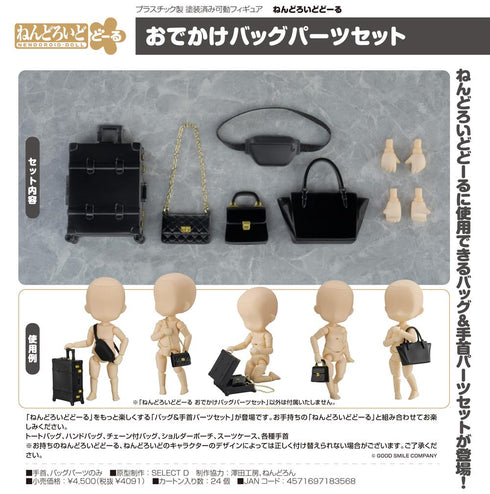 『ねんどろいどどーる』おでかけバッグパーツセット