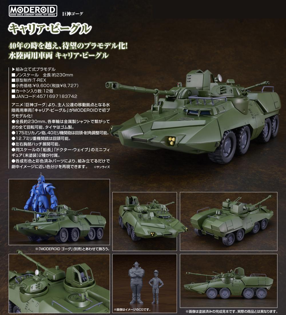 巨神ゴーグ』MODEROID キャリア・ビーグル - Anime Store.JP